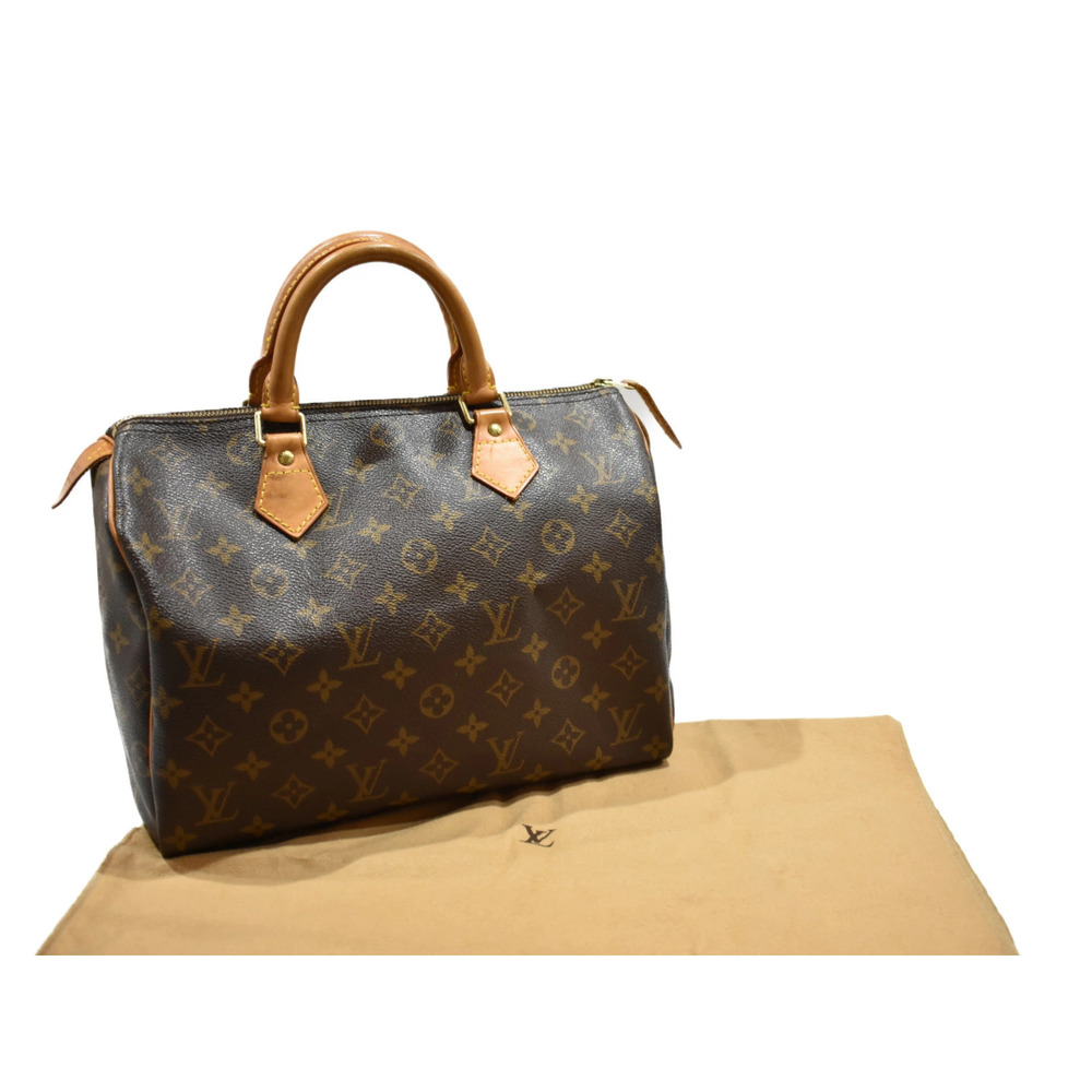 LOUIS VUITTON Speedy Monogram Canvas Bag Handbag Very - Picture 9 of 9